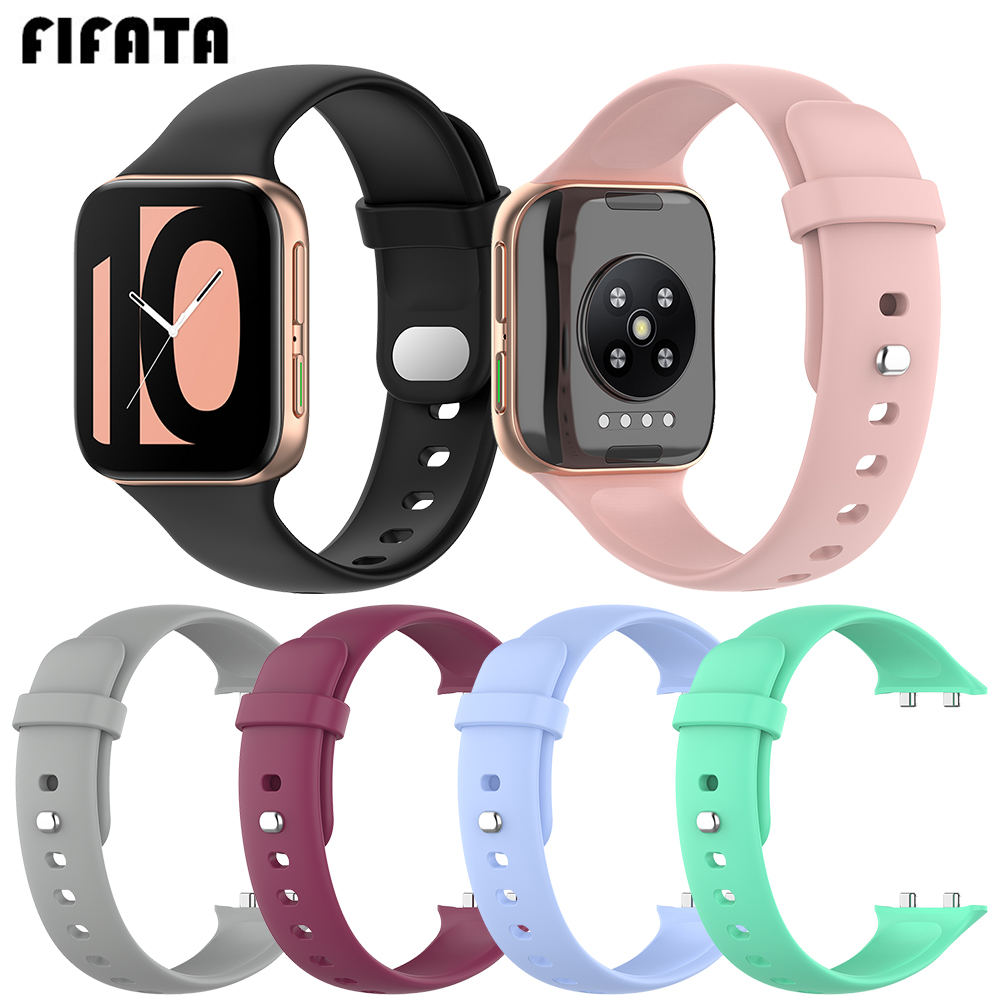 Smartwatch Oppo Watch - FIFATA Colorful Soft Silicone Sport Strap