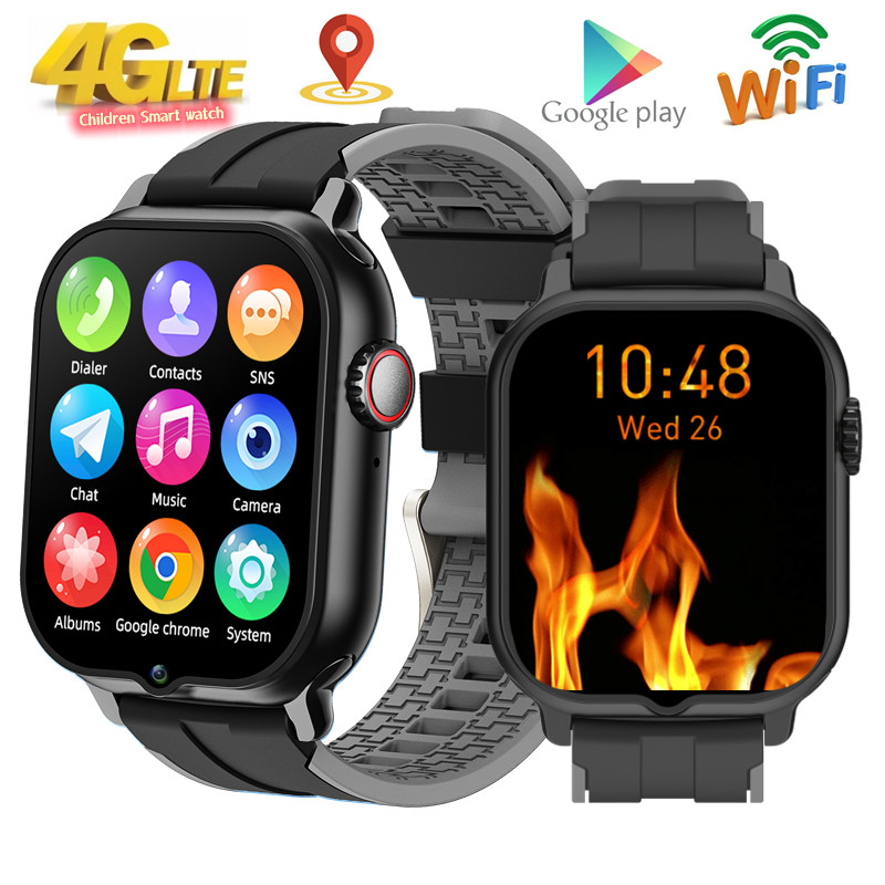 Smartwatch Watches For Kid Boy With Alarm - 2024 Kids Watch Android 9.0 4G