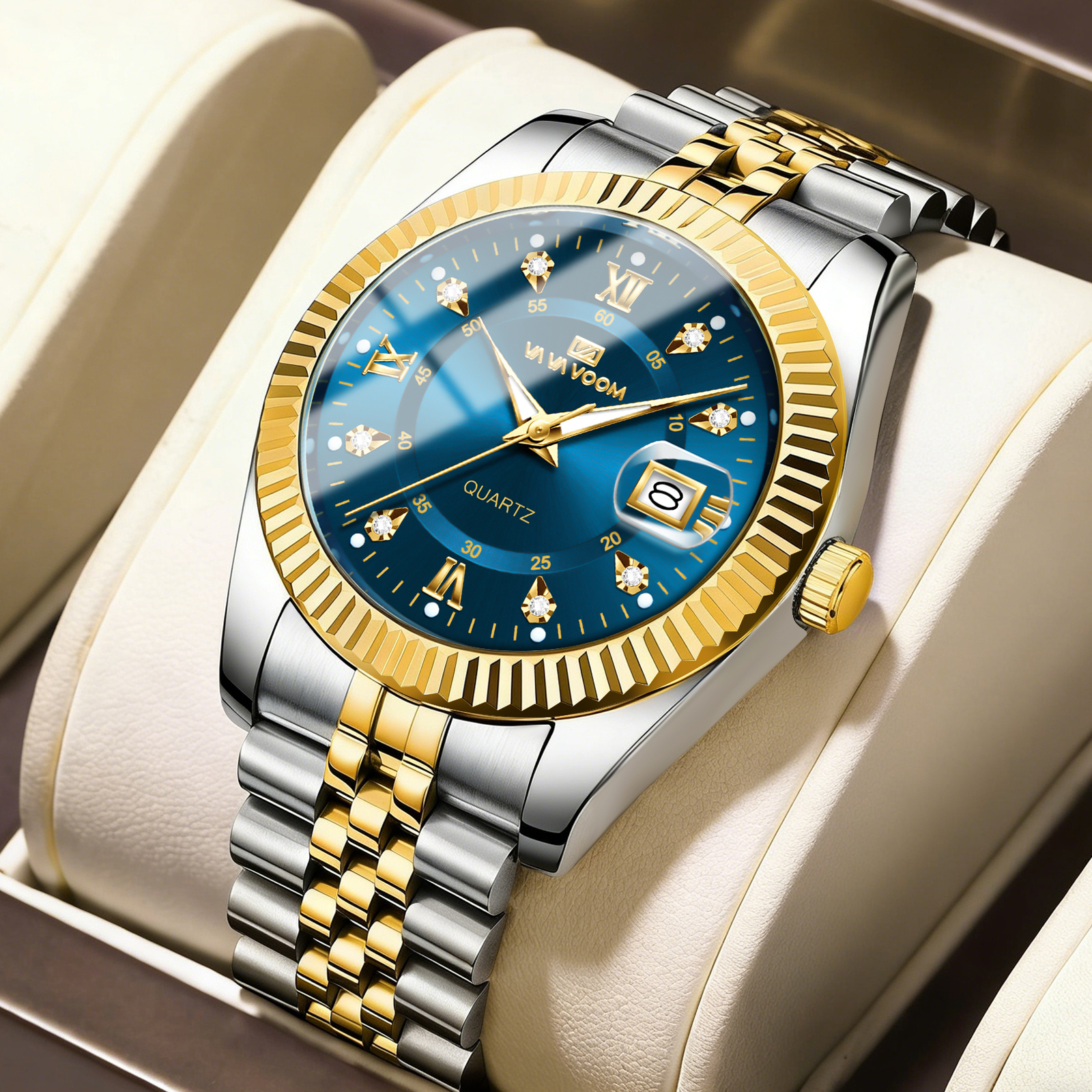 Smartwatch Watches Brands For Men - VA VA VOOM Brand Men Luxury
