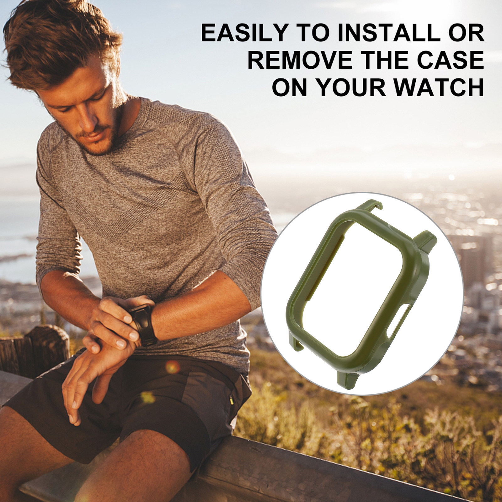 Watch Smartwatch - 1Pcs Smartwatch Protective Case Stylish Pc