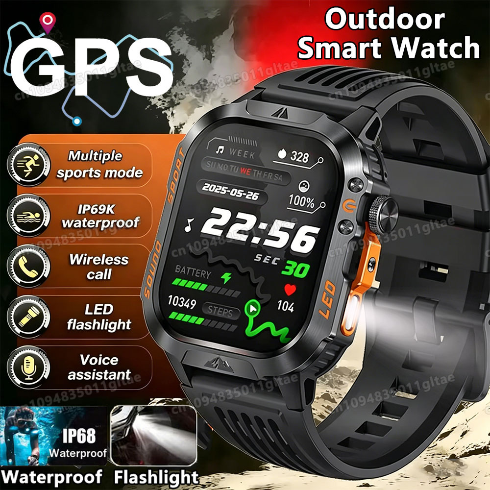 Smartwatch Health Watches For Men - 2026 New Military Smart Watch Men