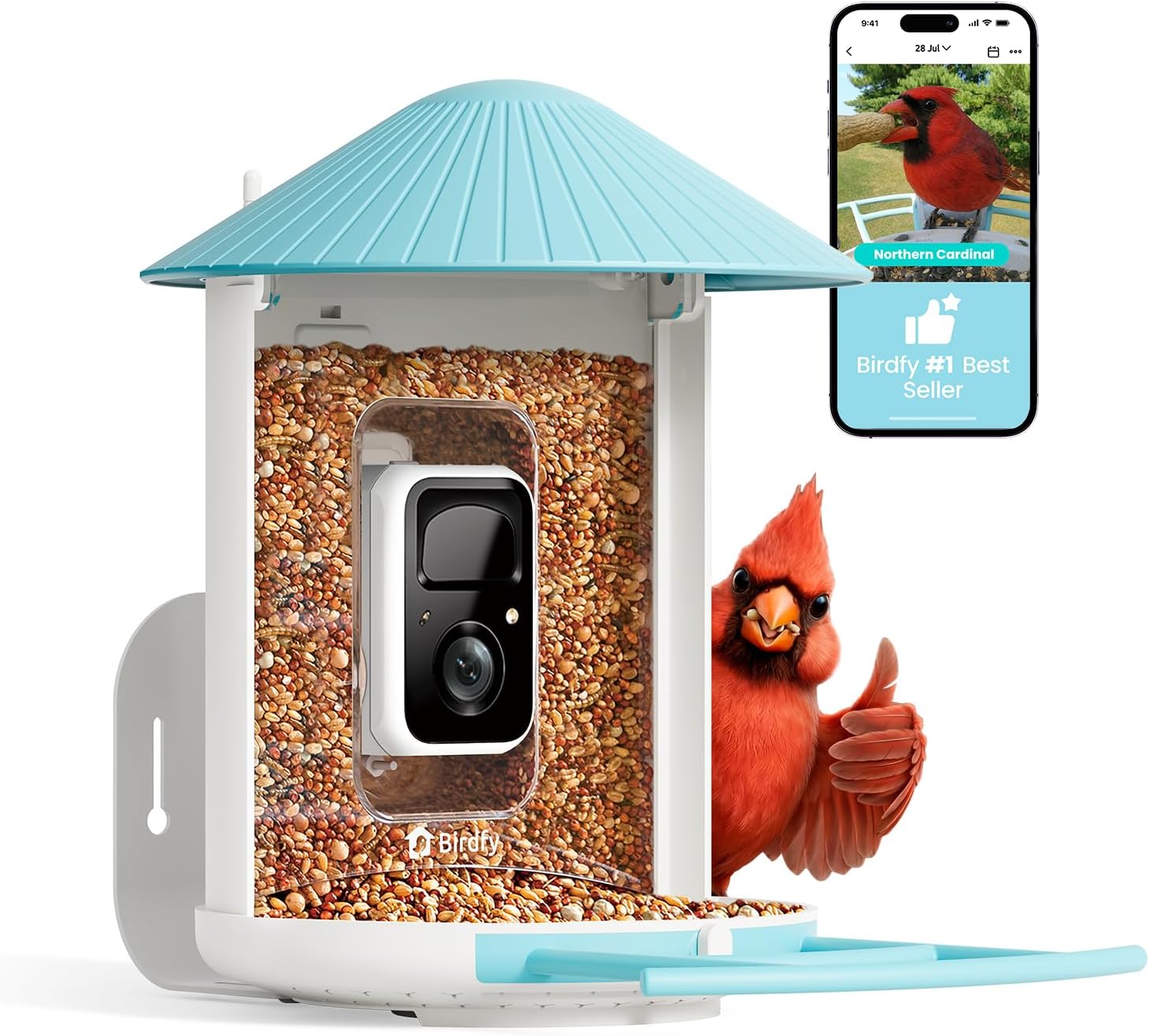 Watch Es - Smart Bird Feeder with AI Camera,