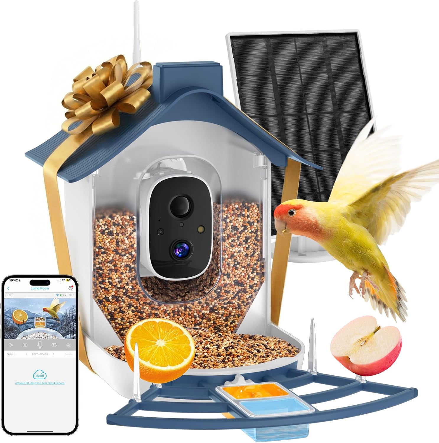 Watch Es - Smart Bird Feeder with Camera, Solar