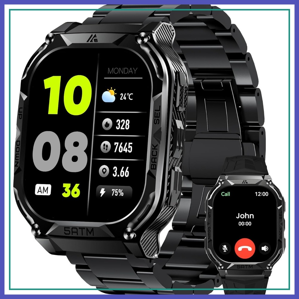 Smartwatch Watches For Men - GPS Smart Watch for Men, 1.96