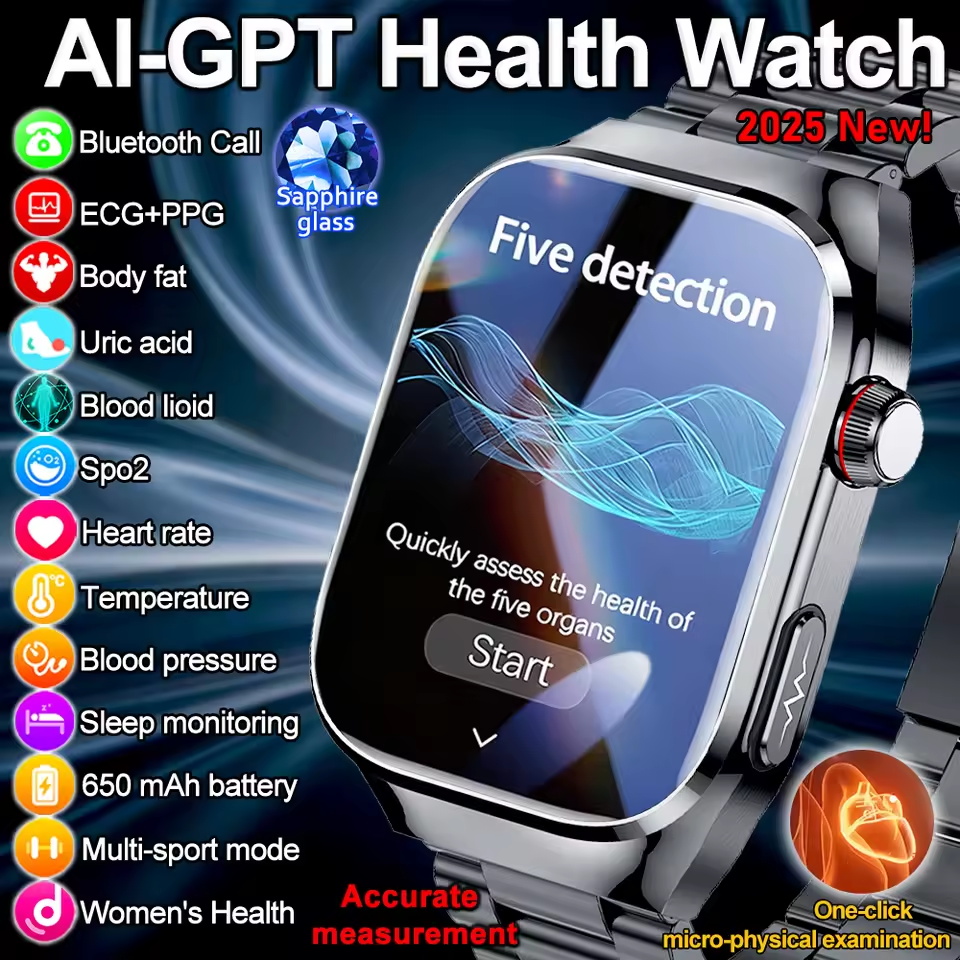 Smartwatch Health Watches For Men - 2026 New Nursing Grade Uric Acid