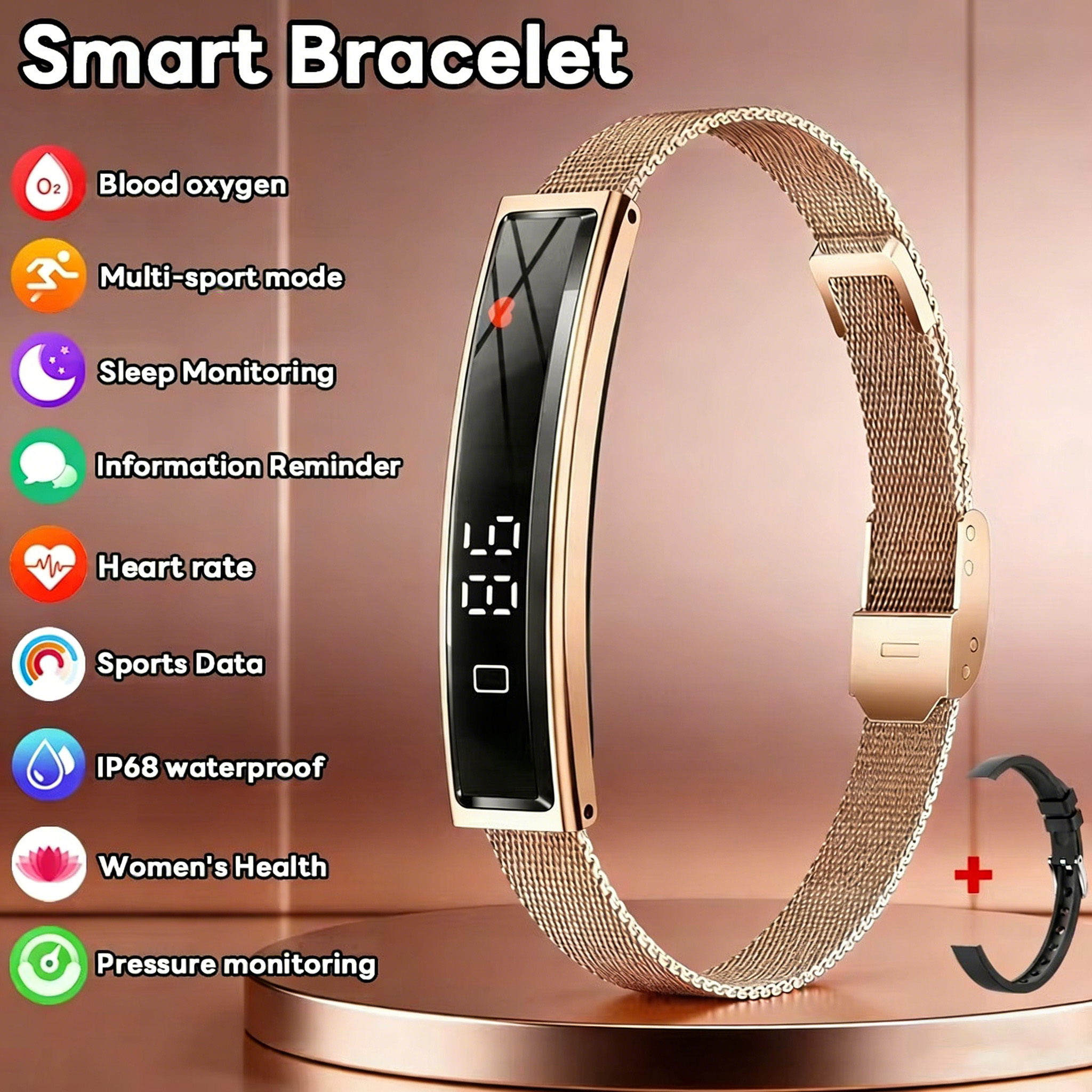 Smartwatch Health Watches For Men - 2026 New Fashion Women Smart Bracelet
