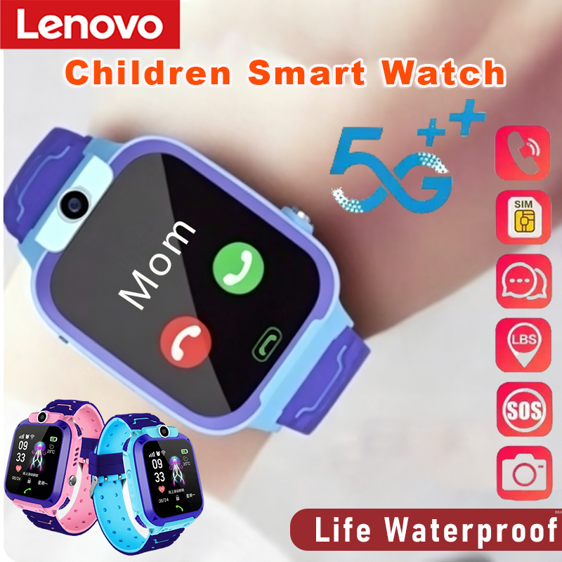 Smartwatch Watches For Kid Boy With Alarm - Lenovo 2026 5G Waterproof Smart Watch
