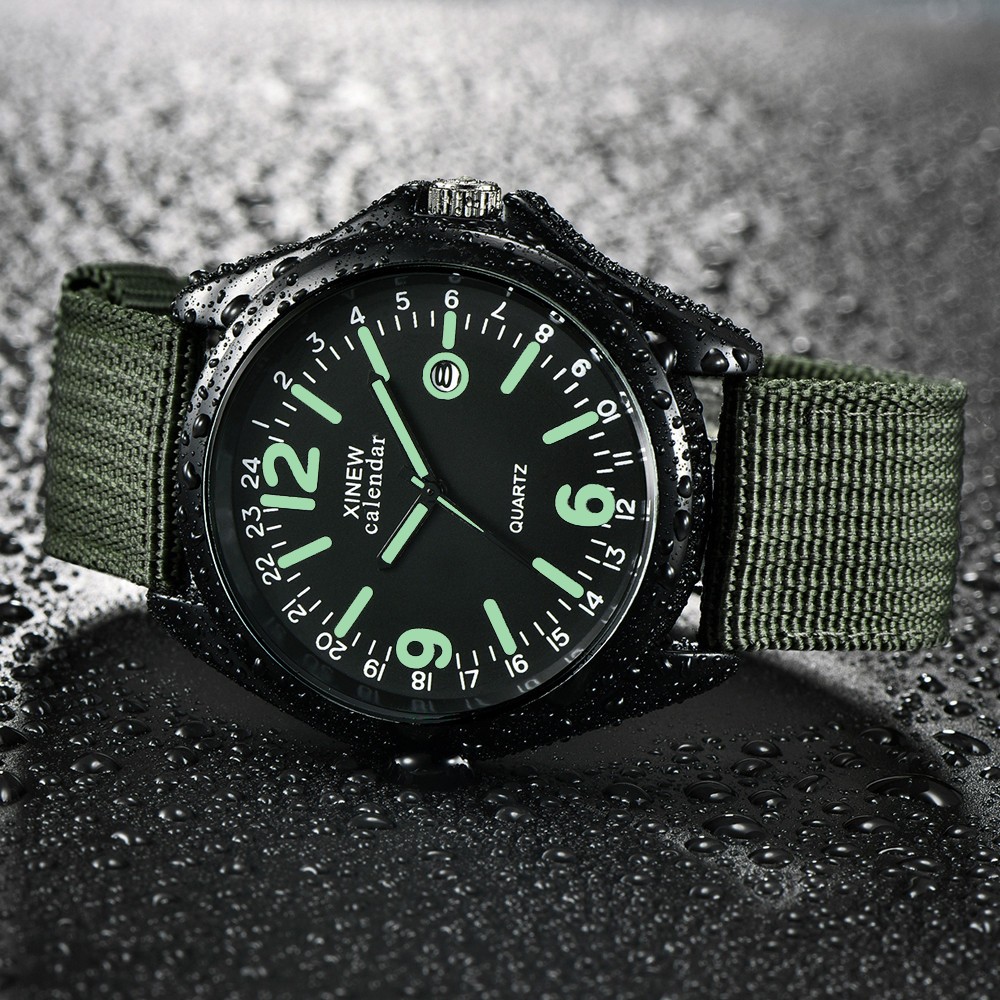 Military Mens Quartz Watch Bla - Smartwatch Watches For Men avis et prix