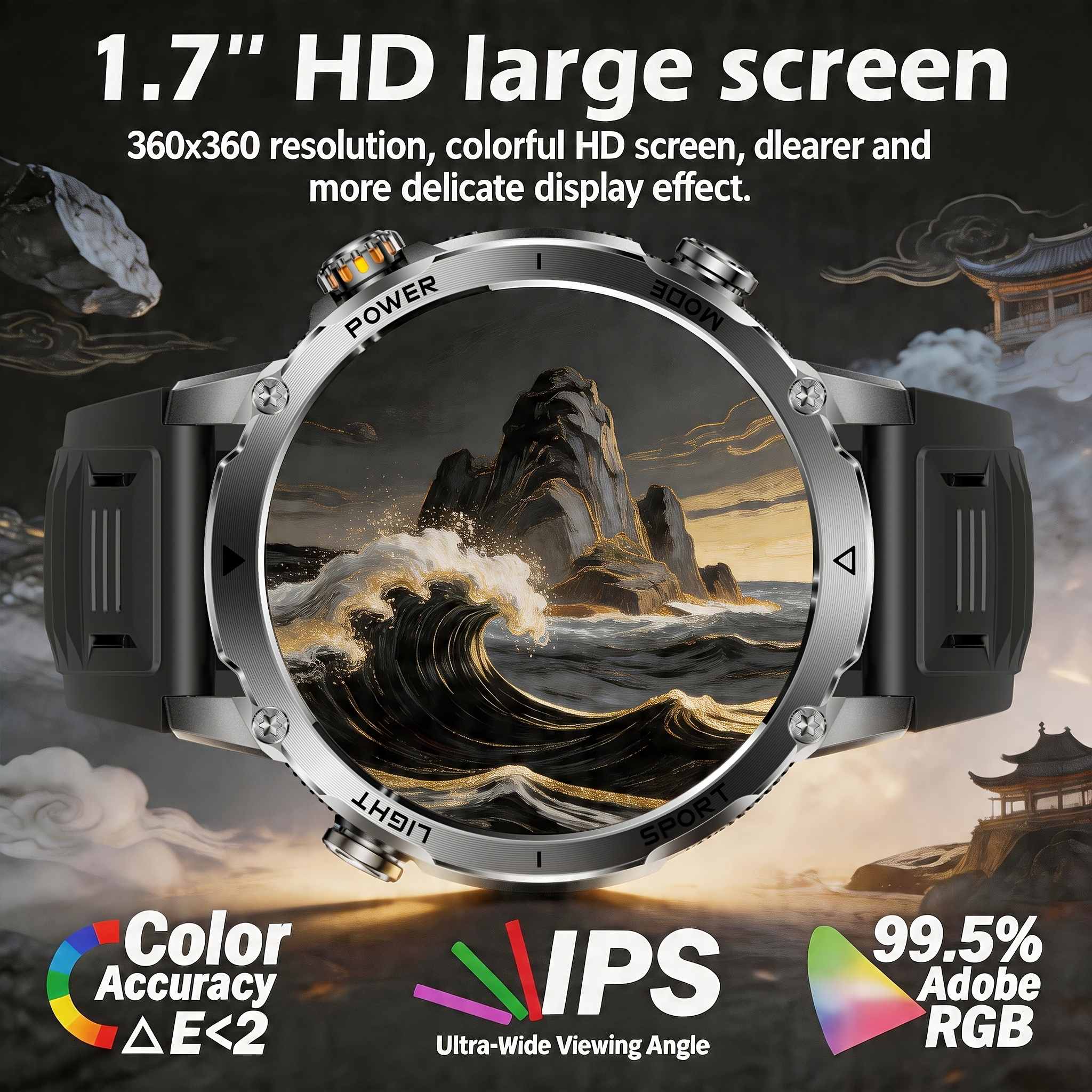 2026 New Built-in 1400mAh Supe - Smartwatch Watches For Men Digital avis et prix