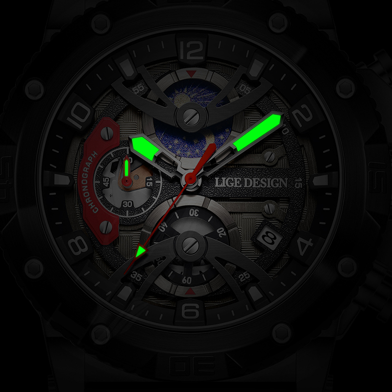 LIGE Top Brand Luxury Men Watc - Smartwatch Watches Brands For Men avis et prix