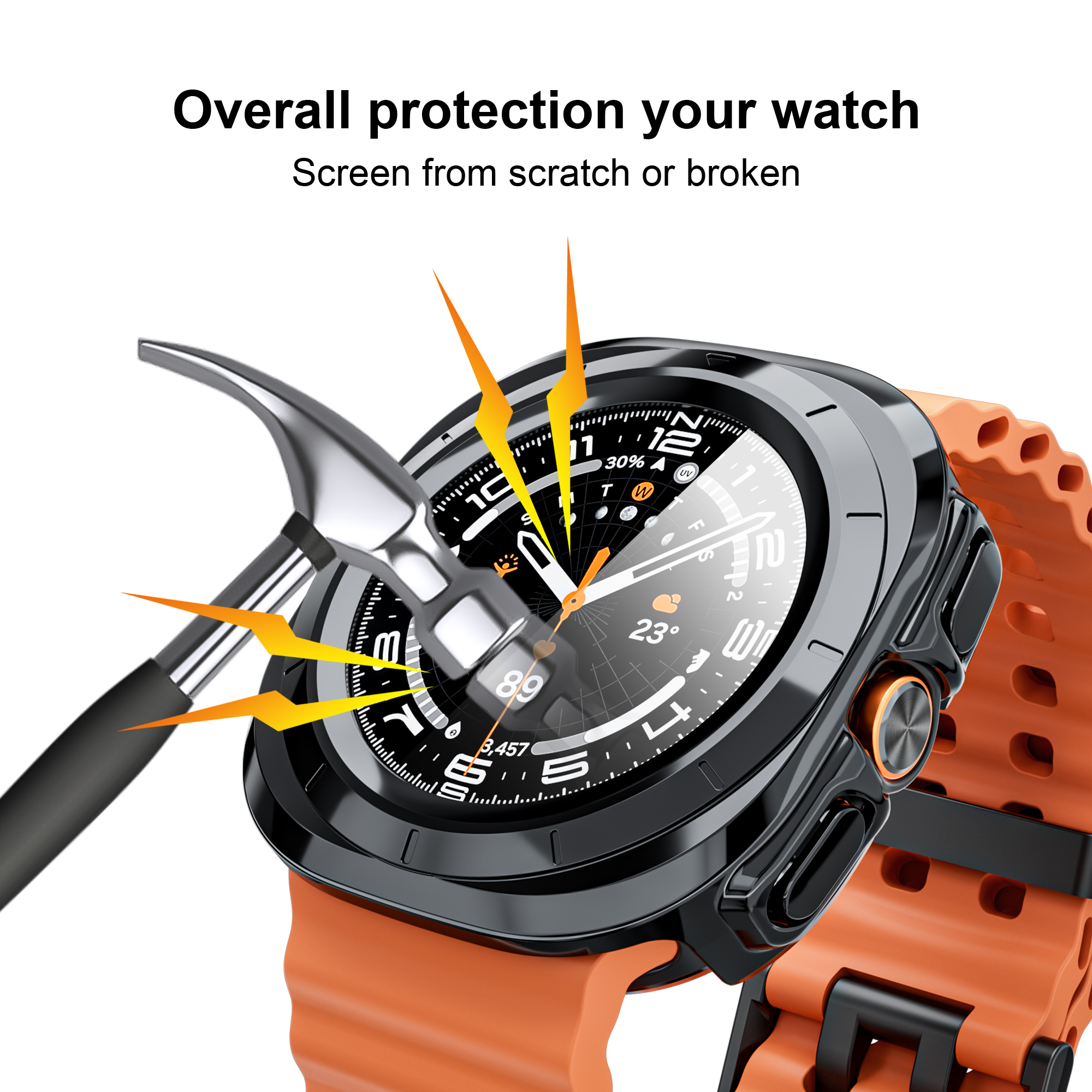 Case for Samsung Galaxy Watch  - Watches Smartwatch Samsung avis et prix