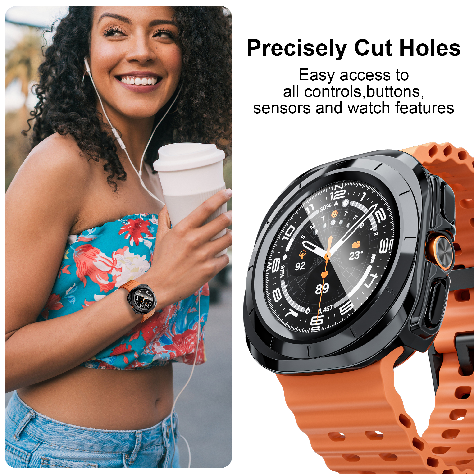 Case for Samsung Galaxy Watch  - Watches Smartwatch Samsung avis et prix