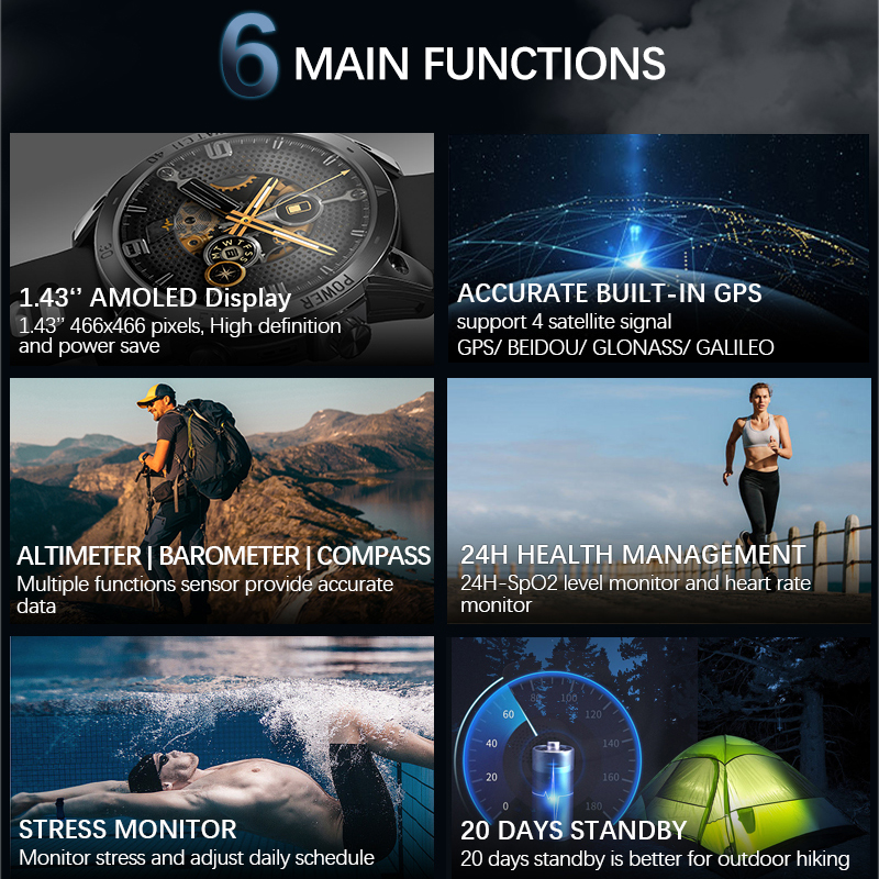 NORTH EDGE Cross Fit 3 GPS Wat - Smartwatch Watches For Men Digital avis et prix
