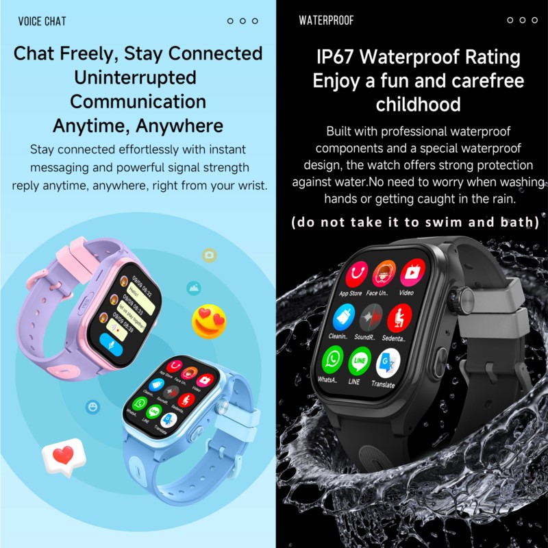 4G Kids Smart Watch Phone 2.0
