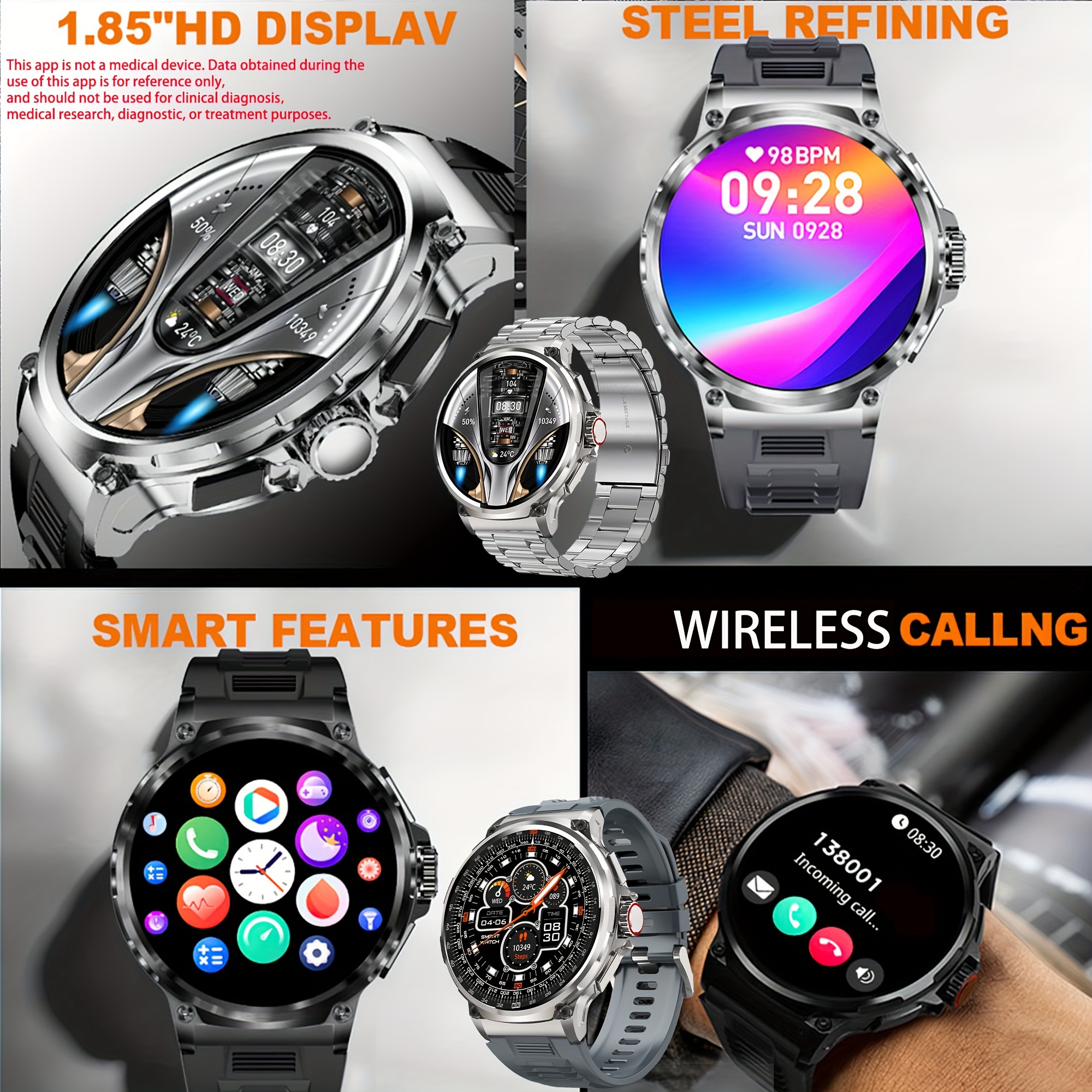 Men'S Smart Watch (Answer/Dial - Watch Smartwatch avis et prix
