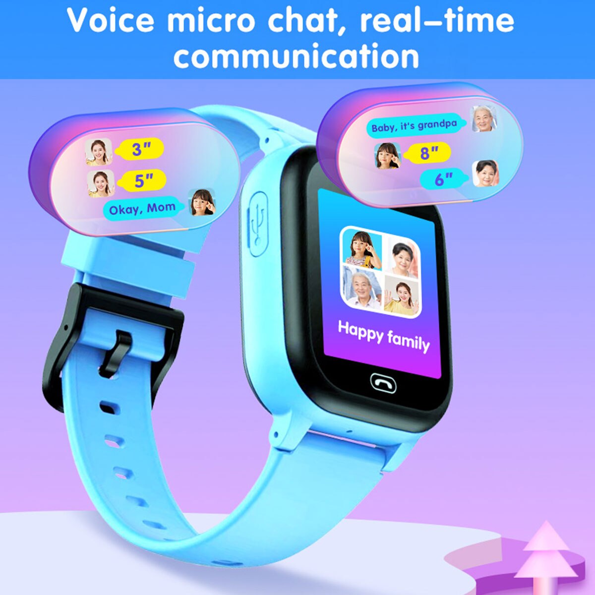 Kids Smart Watch SOS Call Outd - Smartwatch Watches For Kid Boy With Alarm avis et prix