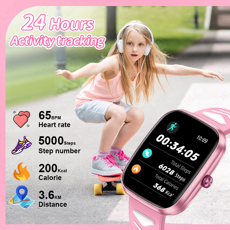 LIGE Children Boys Girls Prese - Smartwatch Watches For Kid Boy With Alarm avis et prix