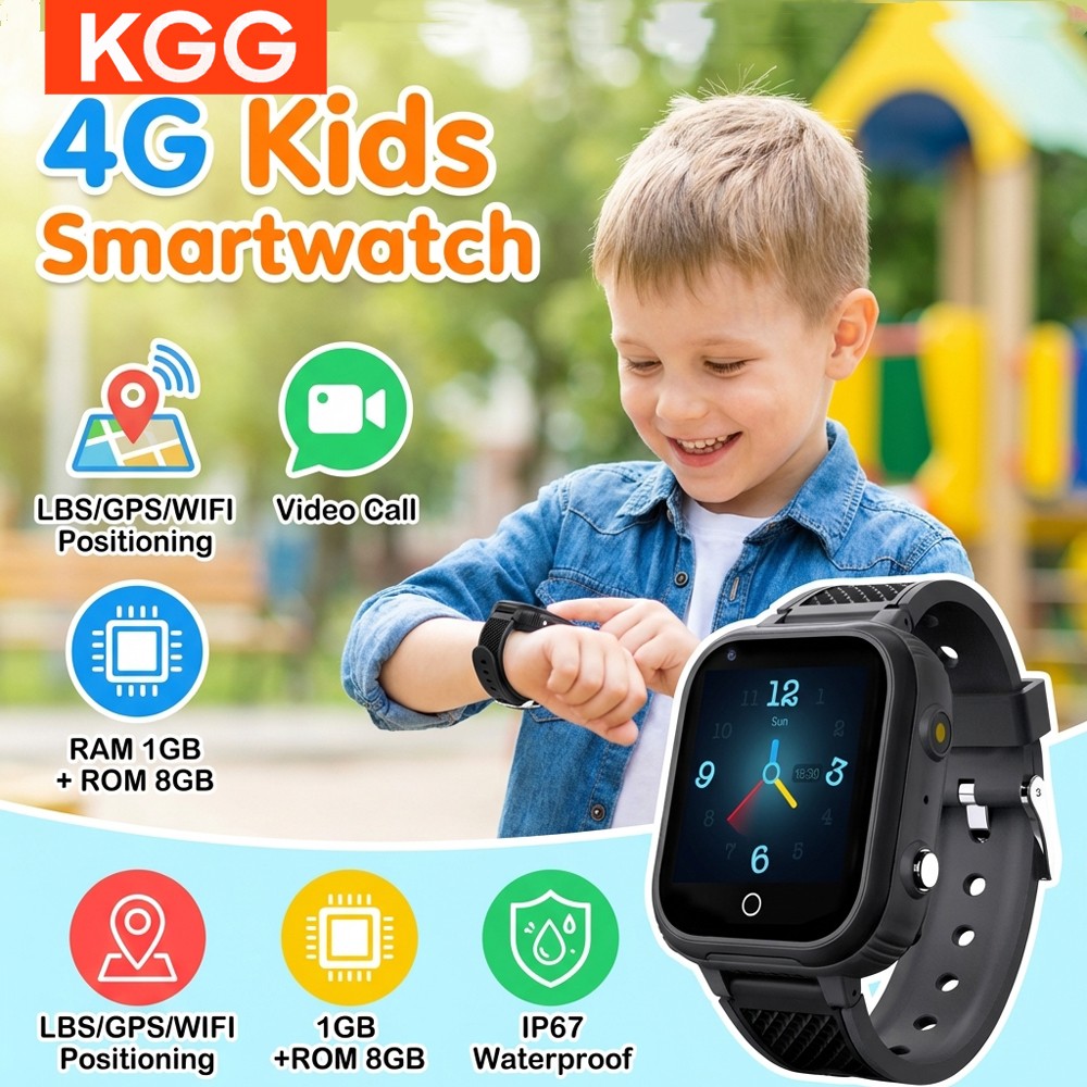 4G Kids Smart Watch 1G+8G GPS  - Smartwatch Watches For Kid Boy With Alarm avis et prix