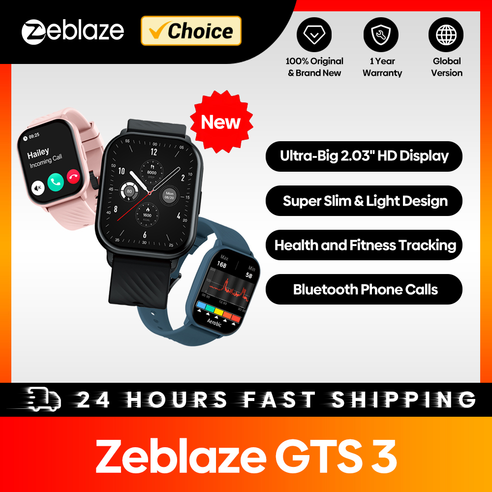 New Zeblaze GTS 3 Voice Callin - Smartwatch Nothing Watches avis et prix