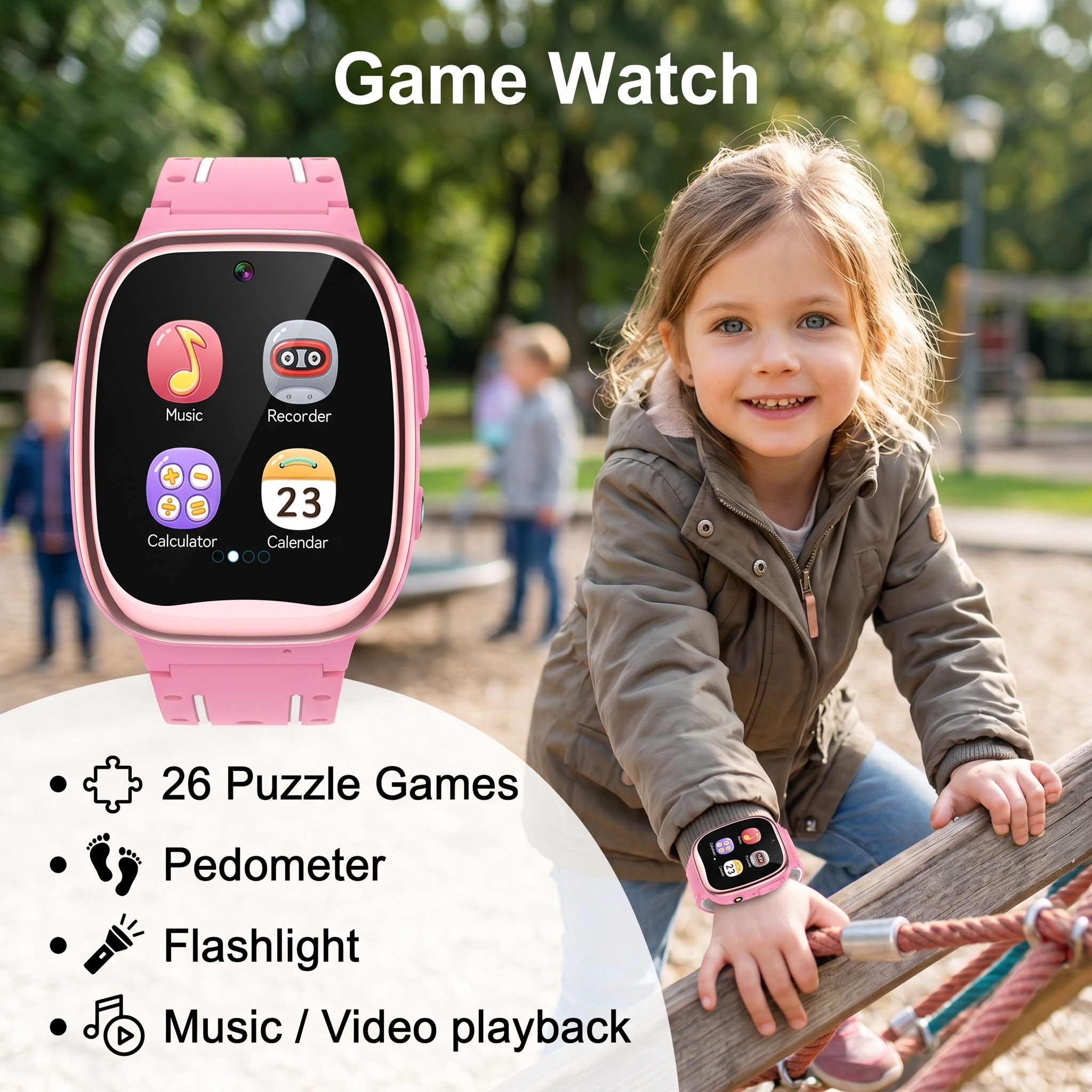 Kids Smartwatch 26 Games Music - Smartwatch Watches For Kid Boy With Alarm avis et prix