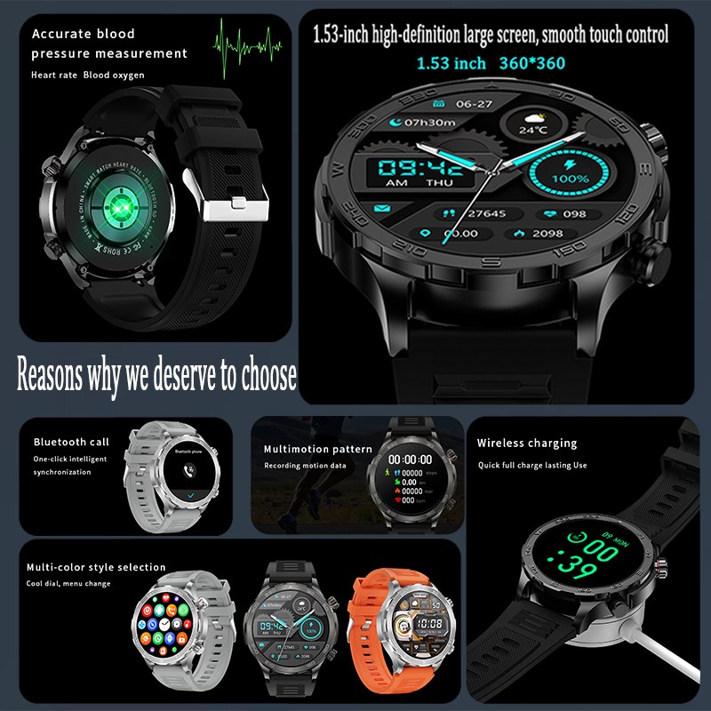 New GPS Track Smart Watch Men  - Smartwatch Watches For Men avis et prix