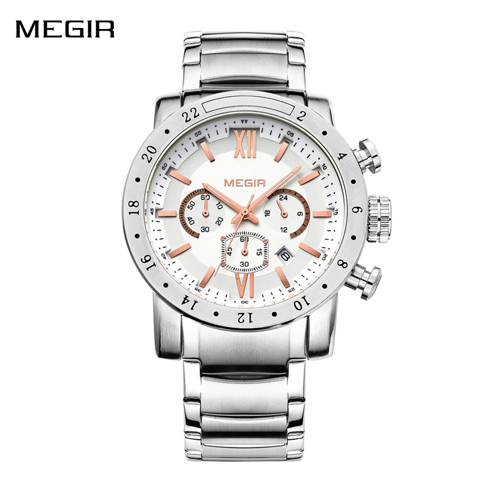 MEGIR Stainless Steel Casual W - Smartwatch Watches For Men Digital avis et prix