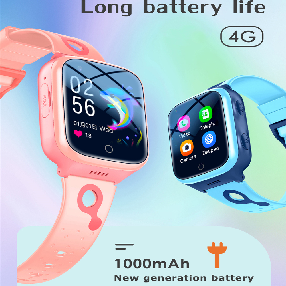 Hot 4G Kids Smartwatch 1000 Ma - Smartwatch Digital Watches For Boys avis et prix