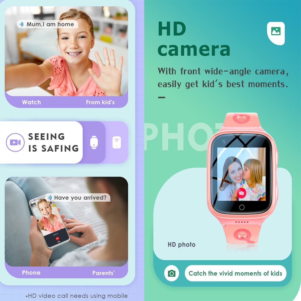 Hot 4G Kids Smartwatch 1000 Ma - Smartwatch Digital Watches For Boys avis et prix