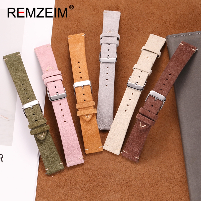 Suede Quick Release Leather Re - Smartwatch Vintage Watches For Women avis et prix