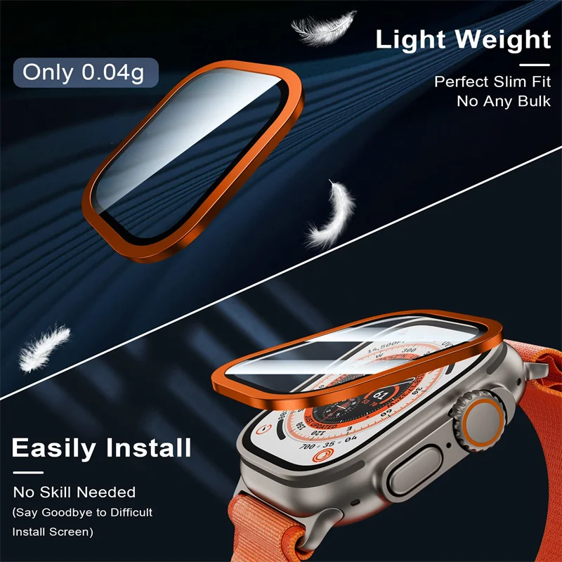Tempered Glass for Apple Watch - Smartwatch Watches For Men avis et prix