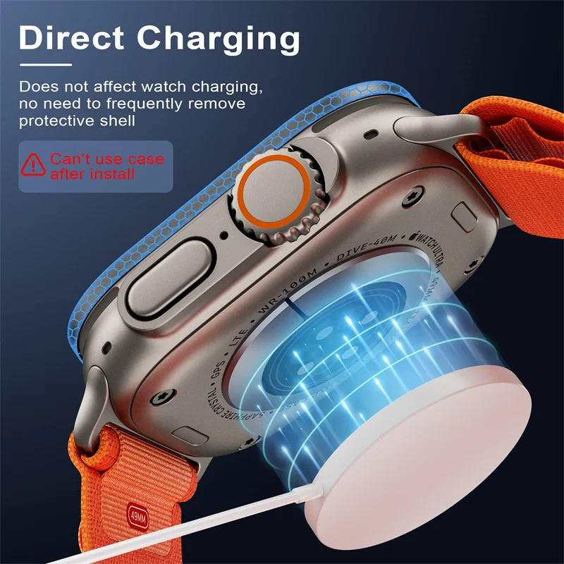 Tempered Glass for Apple Watch - Smartwatch Watches For Men avis et prix