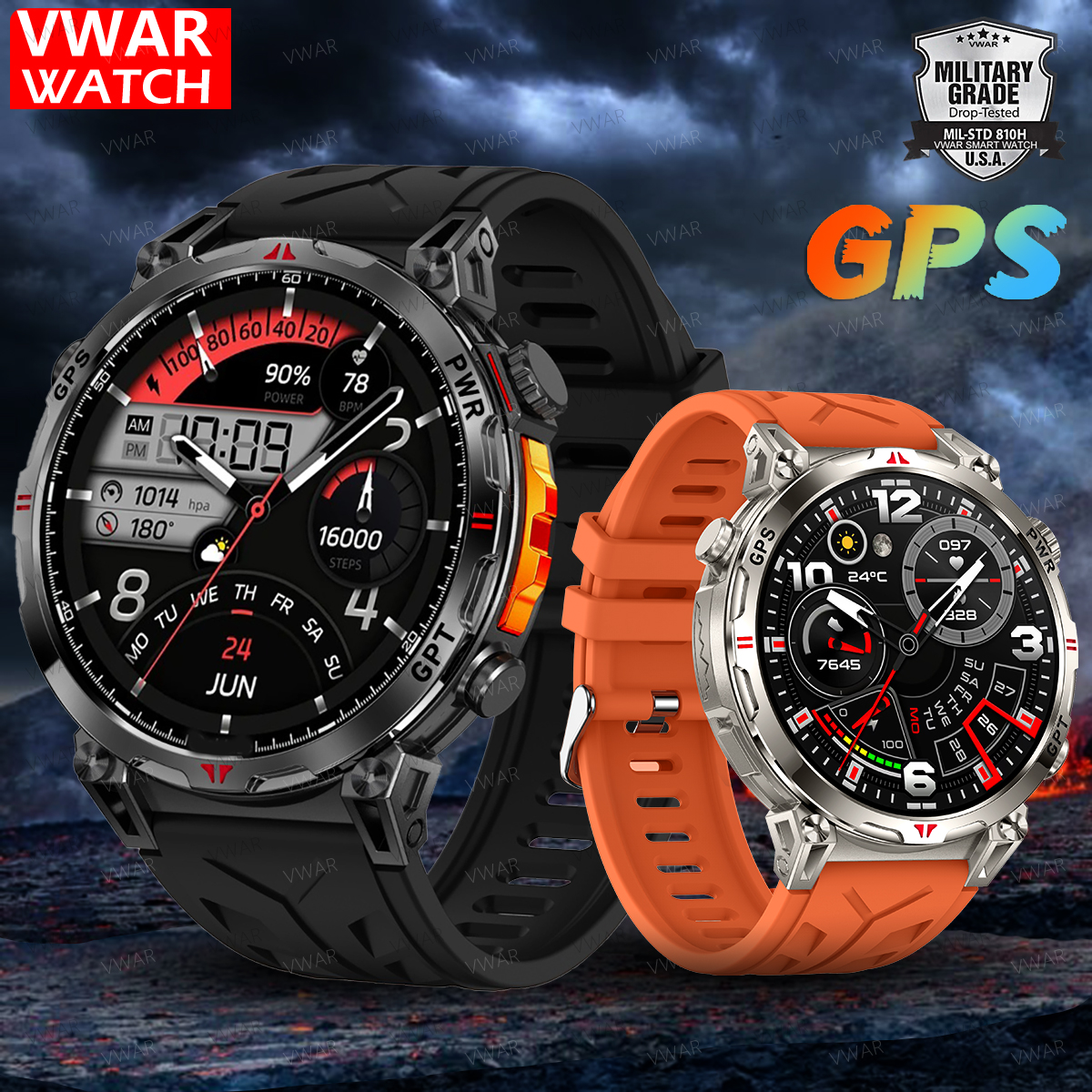VWAR Oudtoor GPS Smart Watch B - Watch Vs Amazfit avis et prix