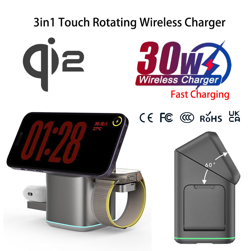 Praiser 25W Qi2 Foldable Touch - Watches Smartwatch Samsung avis et prix