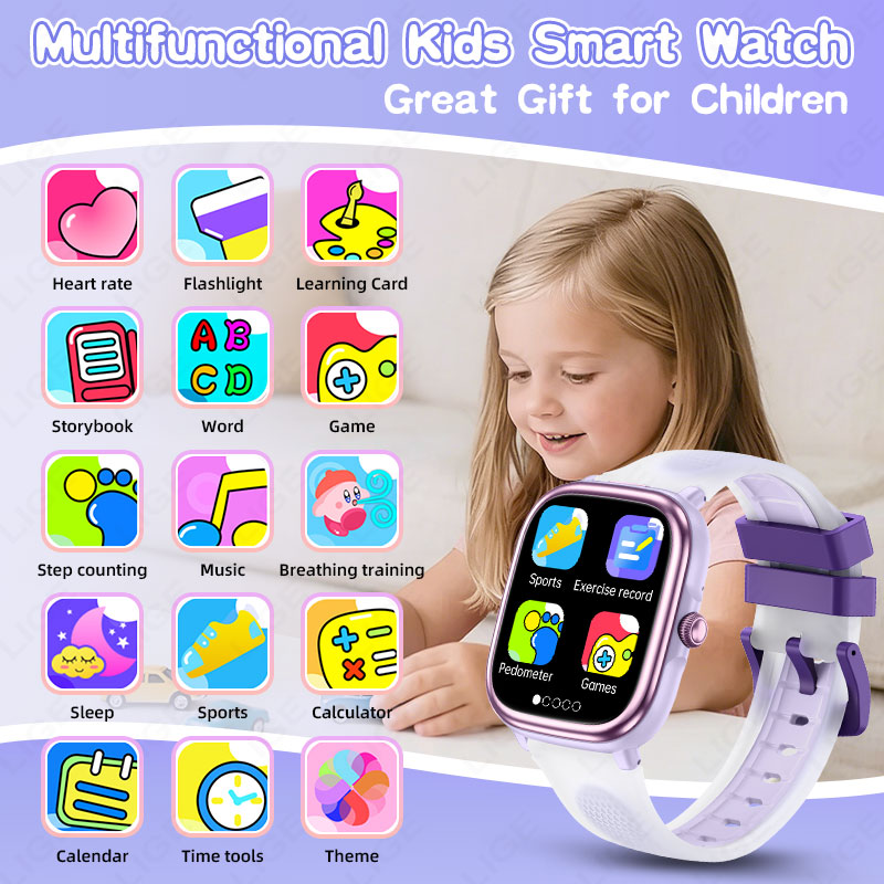 LIGE 2026 New Children Learnin - Smartwatch Watches For Kid Boy With Alarm avis et prix