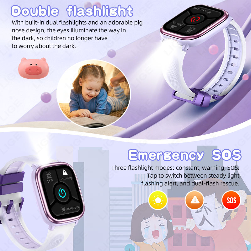 LIGE 2026 New Children Learnin - Smartwatch Watches For Kid Boy With Alarm avis et prix