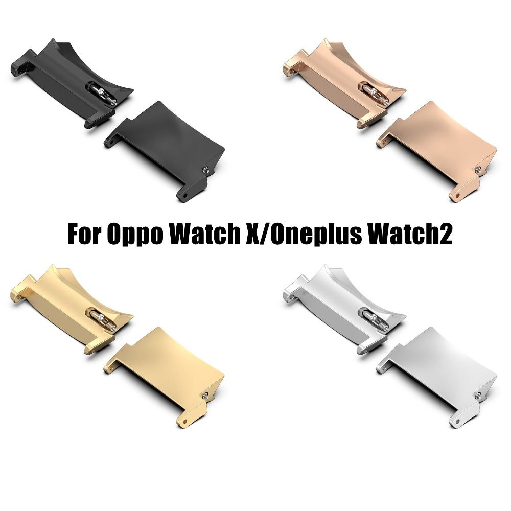 New 2Pcs Metal Strap Adapter W - Smartwatch Oppo Watch avis et prix