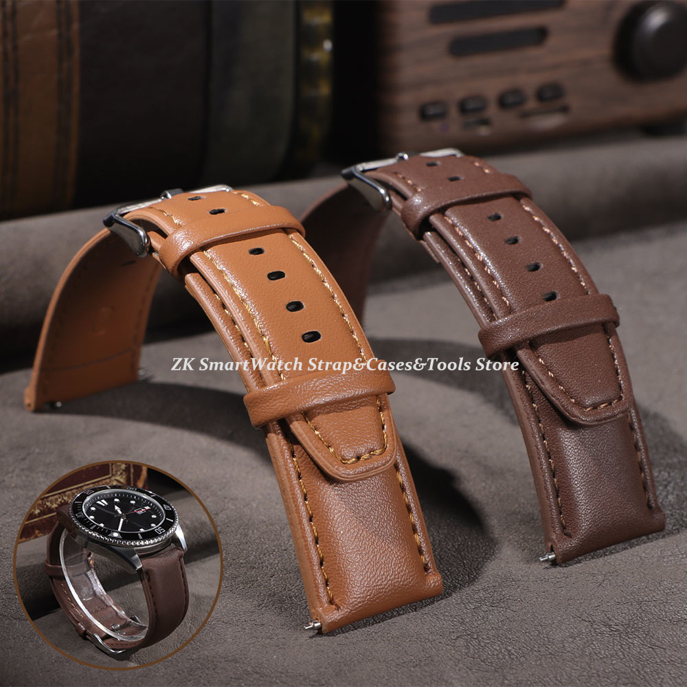 Leather Watch Band 22mm for Om - Smartwatch Vintage Watches For Women avis et prix