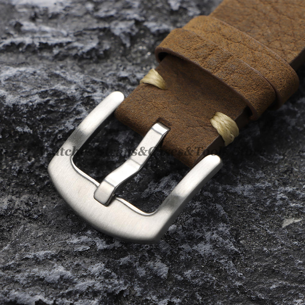 Genuine Cowhide Watch Strap 20 - Smartwatch Vintage Watches For Women avis et prix