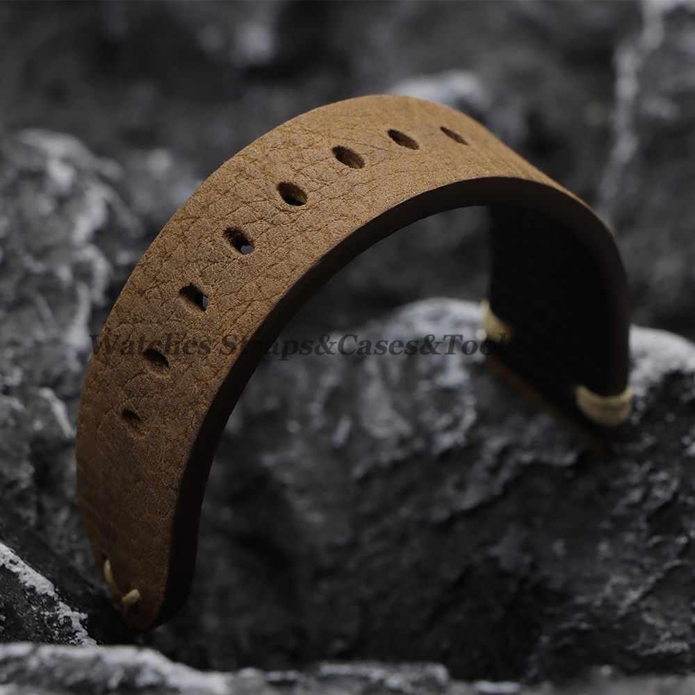 Genuine Cowhide Watch Strap 20 - Smartwatch Vintage Watches For Women avis et prix