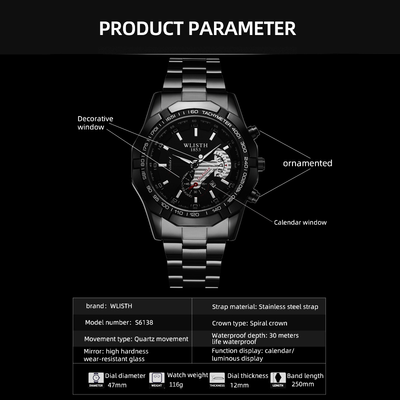 Luxury Brand Man Watch Waterpr - Smartwatch Watches Brands For Men avis et prix