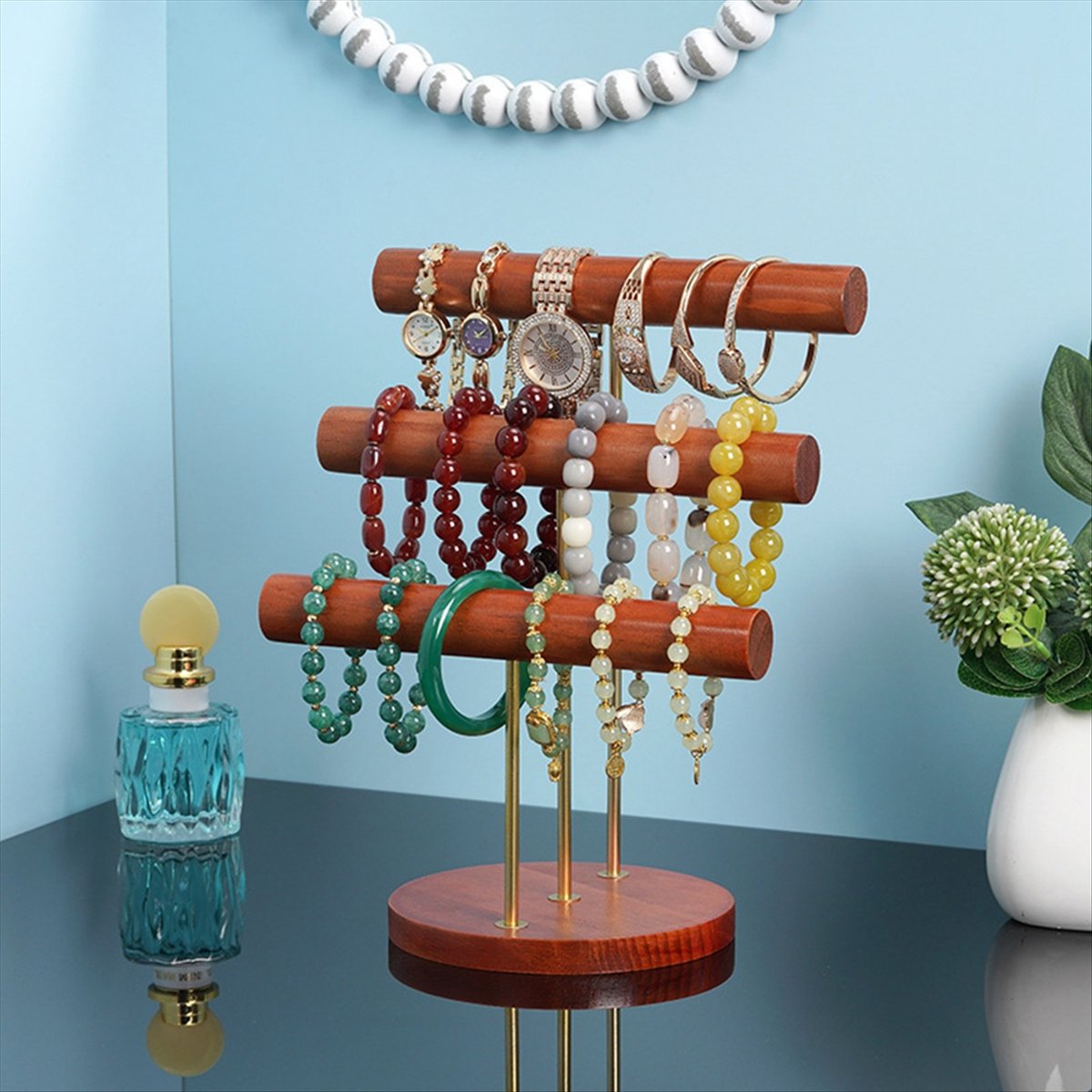 ABQR Solid Wood Large Jewelry  - Watch Es avis et prix