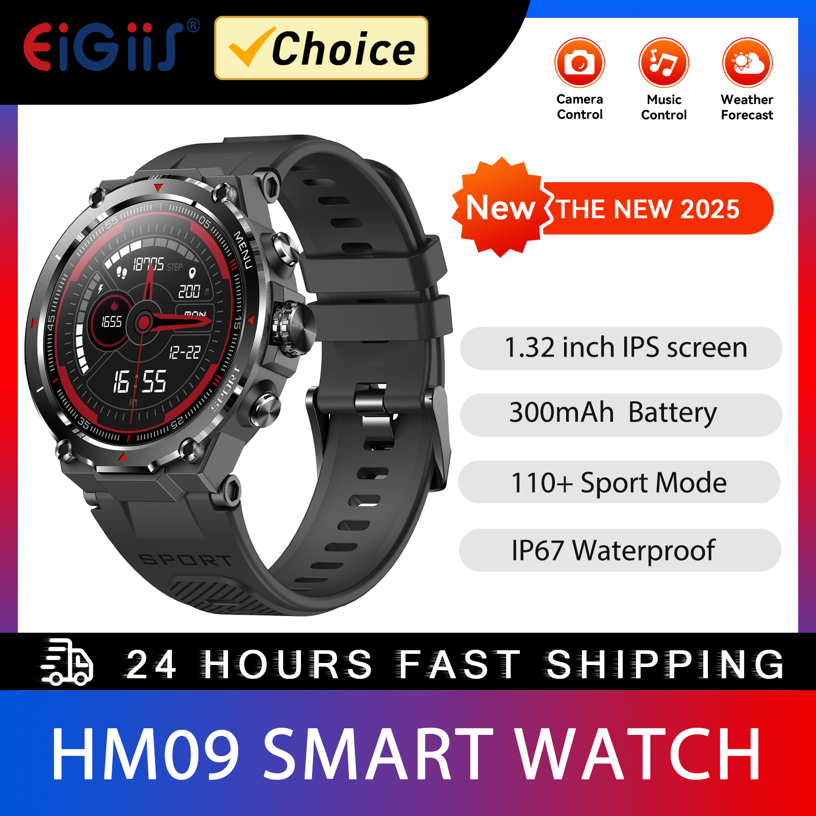 EIGIIS Military Smart Watch fo - Smartwatch Watches For Men avis et prix