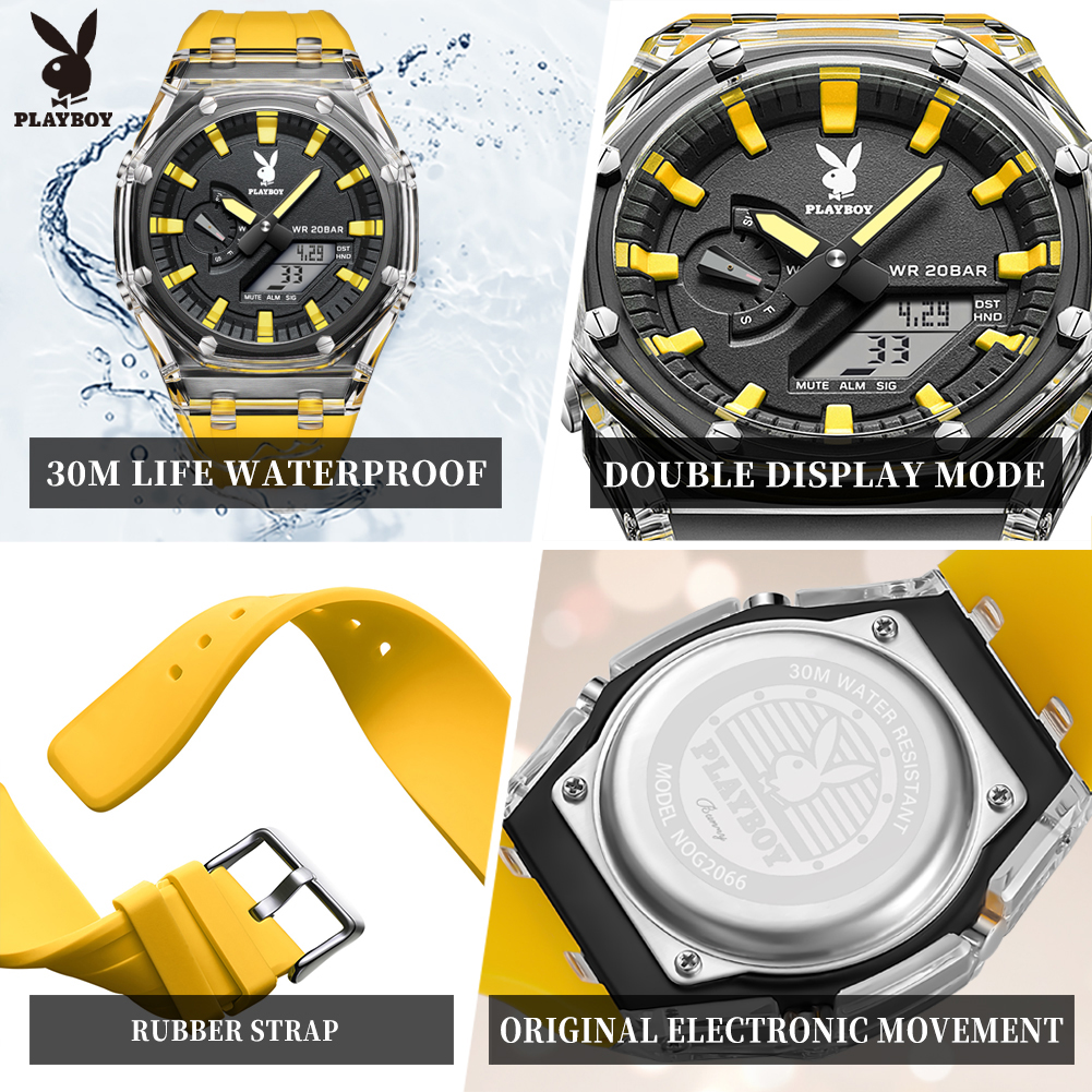 PLAYBOY 2066 Brand Original El - Smartwatch Watches For Men Digital avis et prix