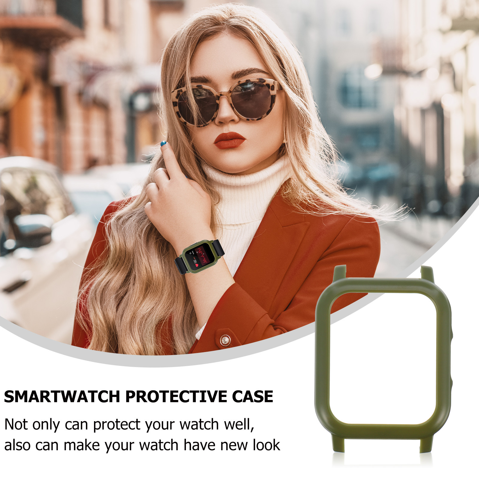 1Pcs Smartwatch Protective Cas - Watch Smartwatch avis et prix