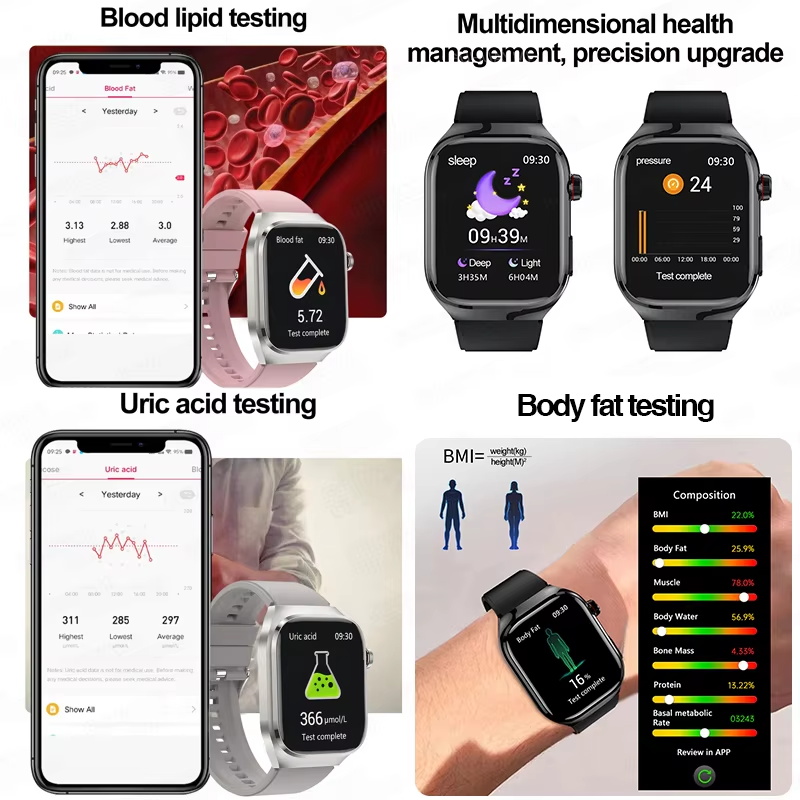 2026 New Nursing Grade Uric ac - Smartwatch Health Watches For Men avis et prix