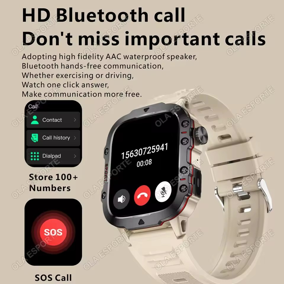 2026 New Military Smart Watch  - Smartwatch Health Watches For Men avis et prix