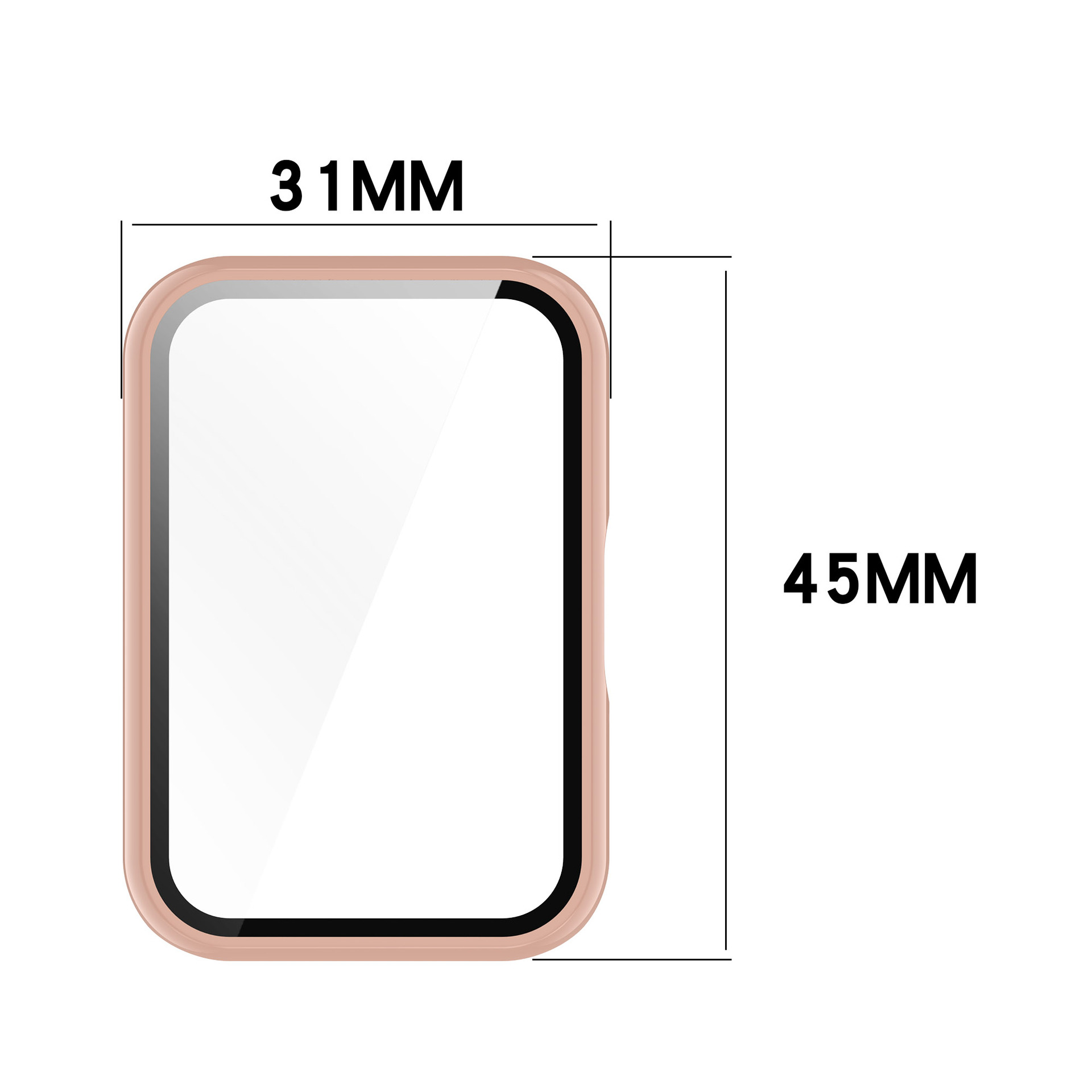Glass+Case For Samsung Galaxy  - Smartwatch Watches For Men avis et prix