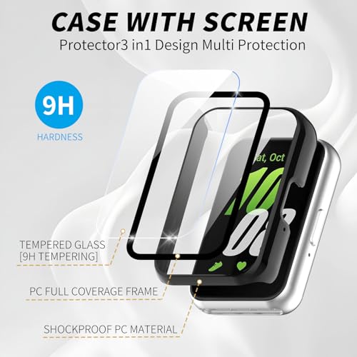 Glass+Case For Samsung Galaxy  - Smartwatch Watches For Men avis et prix