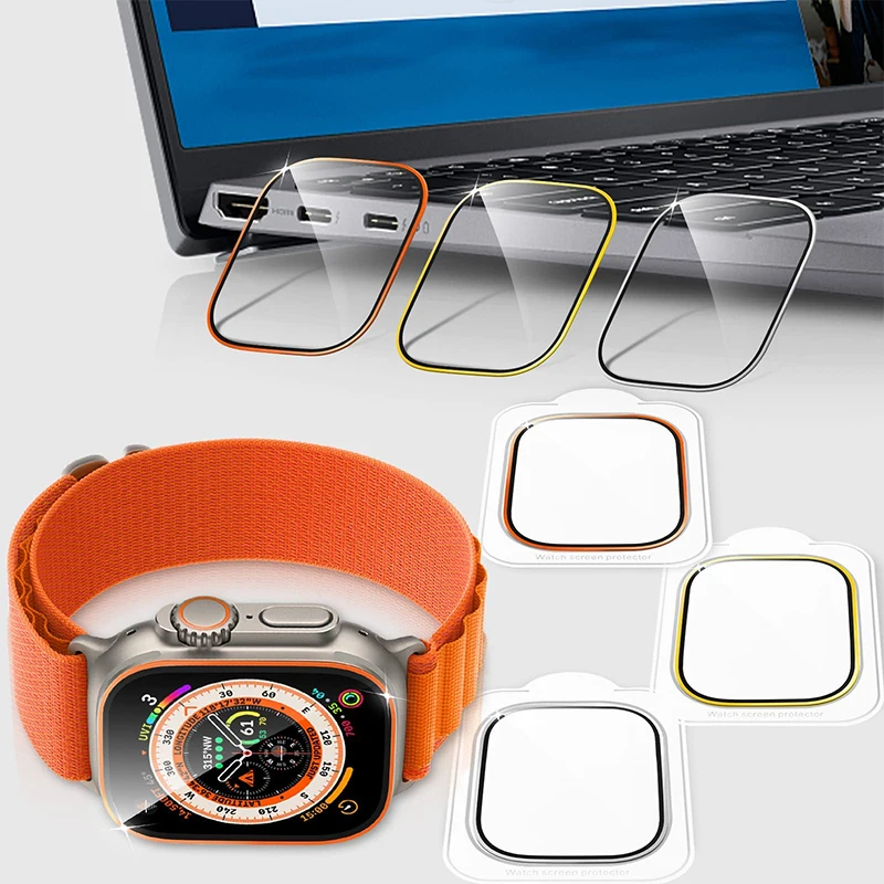 Tempered Glass for Apple Watch - Smartwatch Watches For Men avis et prix