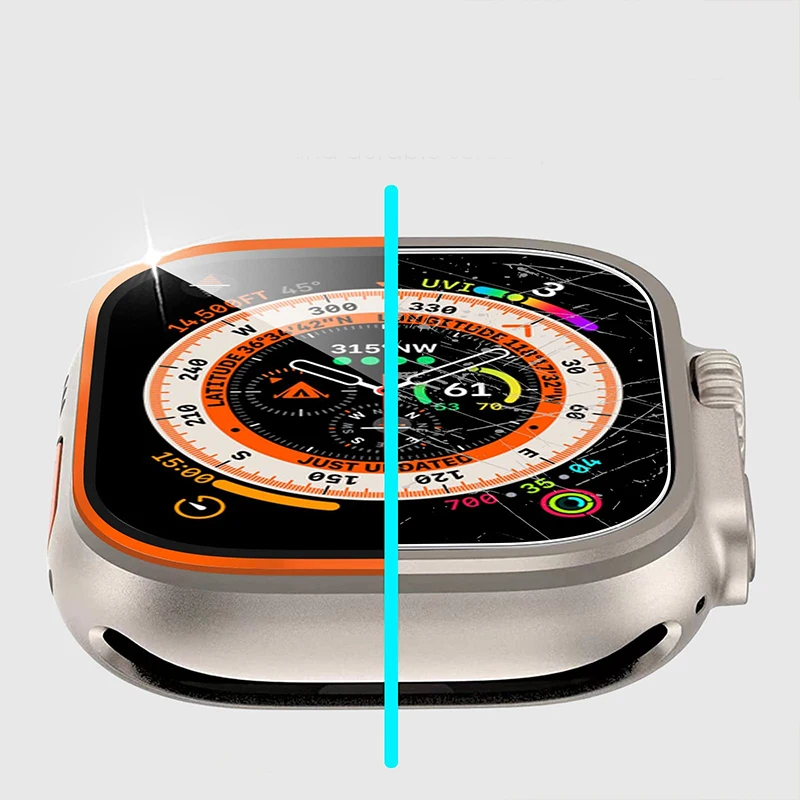 Tempered Glass for Apple Watch - Smartwatch Watches For Men avis et prix